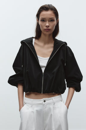 RUBBERISED HOODED JACKET - Image 2