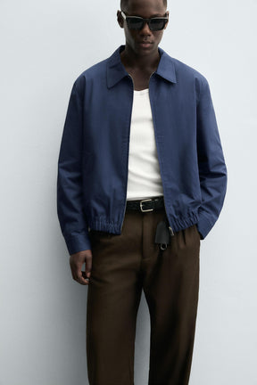 REGULAR FIT COTTON JACKET - Image 6