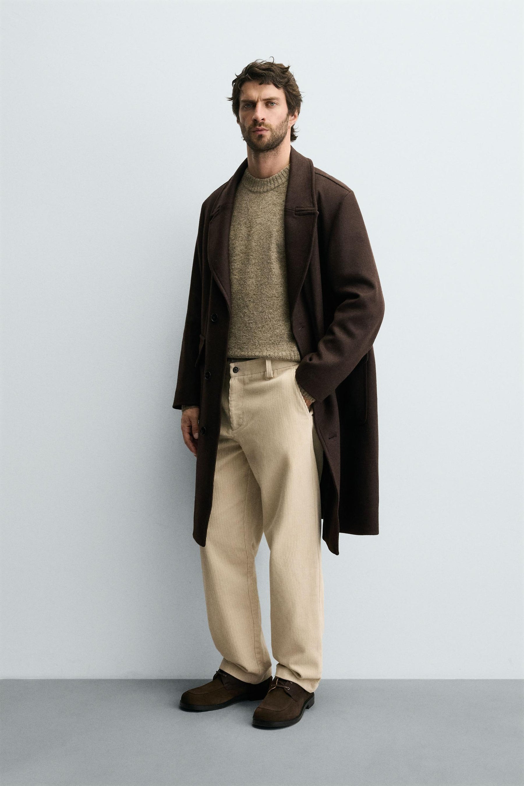REGULAR FIT CORDUROY TROUSERS - Image 4