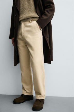 REGULAR FIT CORDUROY TROUSERS - Image 5