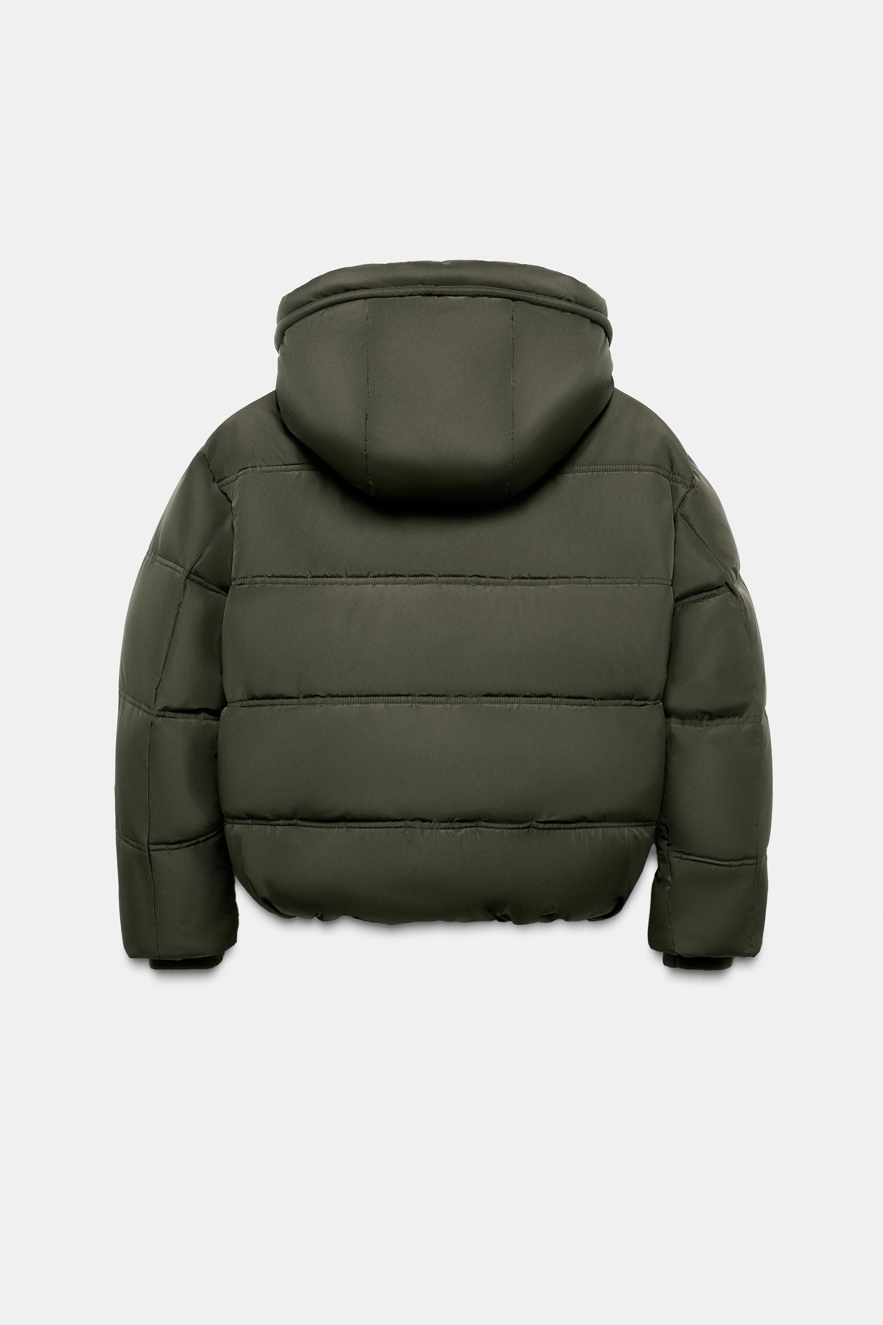 SHORT WATER-REPELLENT AND WINDPROOF HOODED ANORAK - Image 7