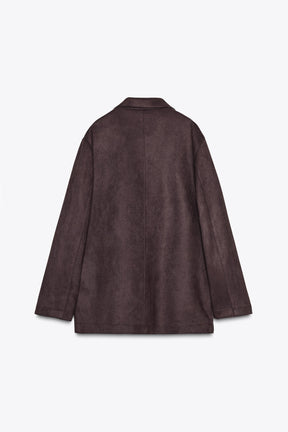 FAUX SUEDE BLAZER - Image 6