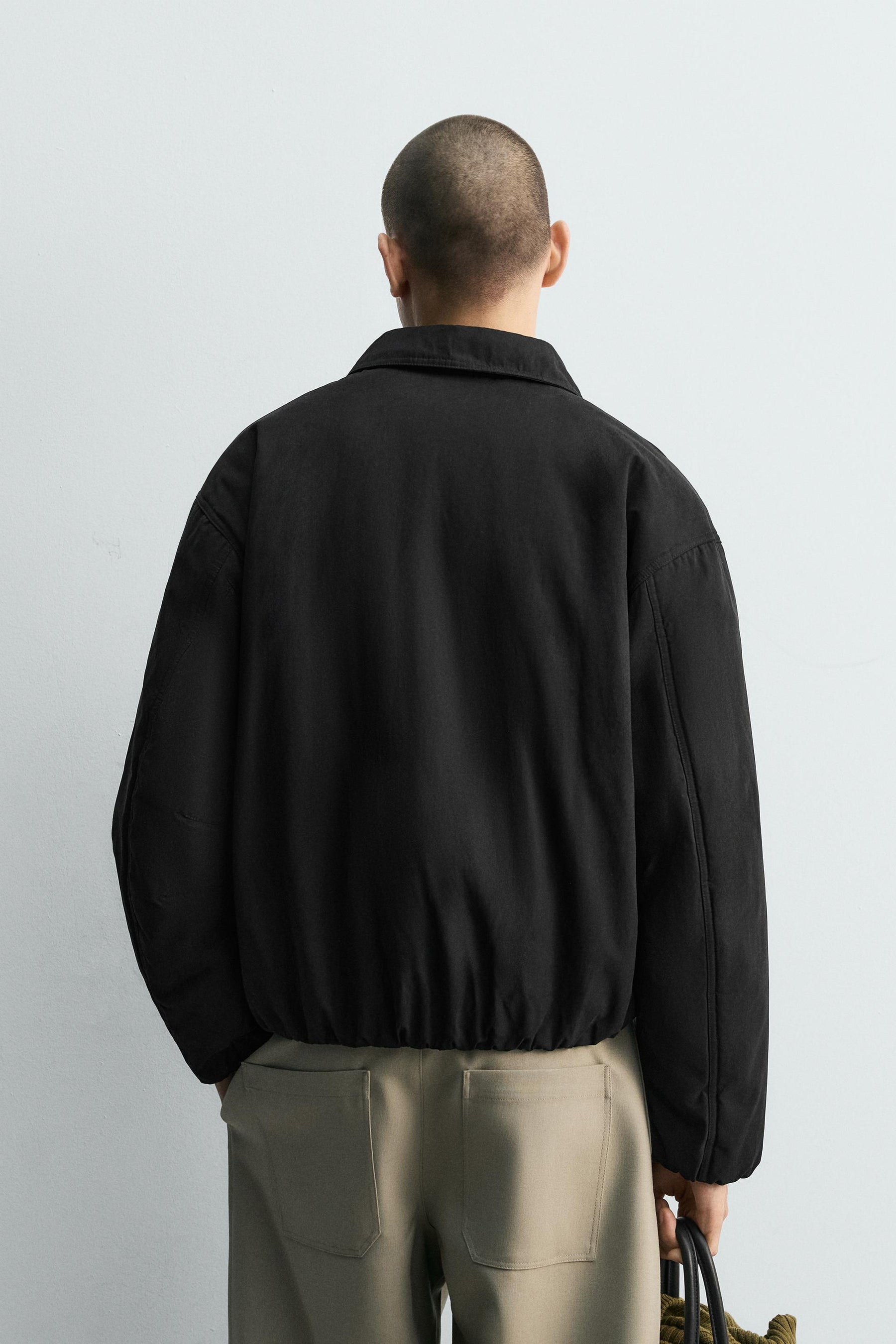 BOXY FIT TEXTURED JACKET - Image 3