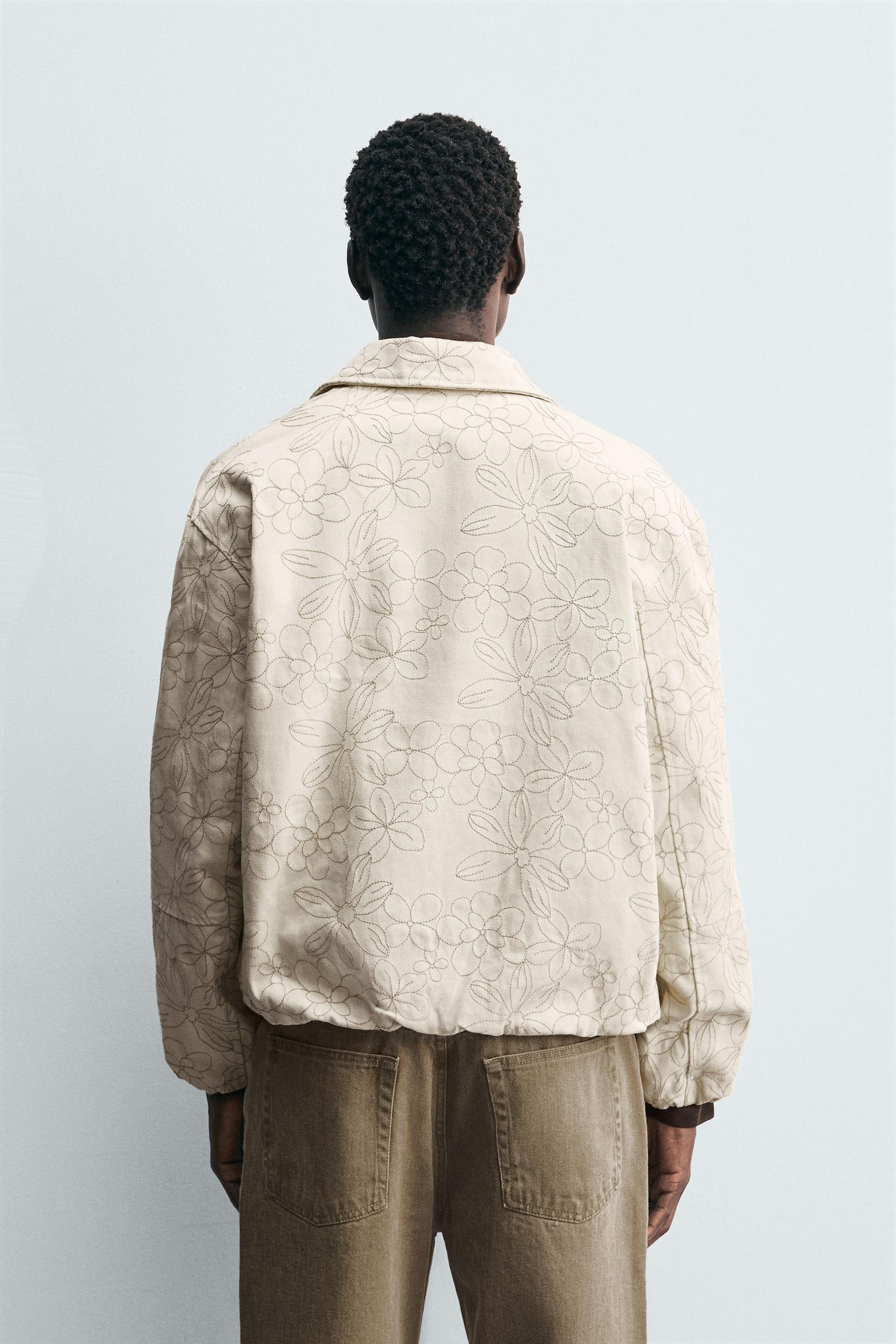 FLORAL JACQUARD JACKET - Image 3