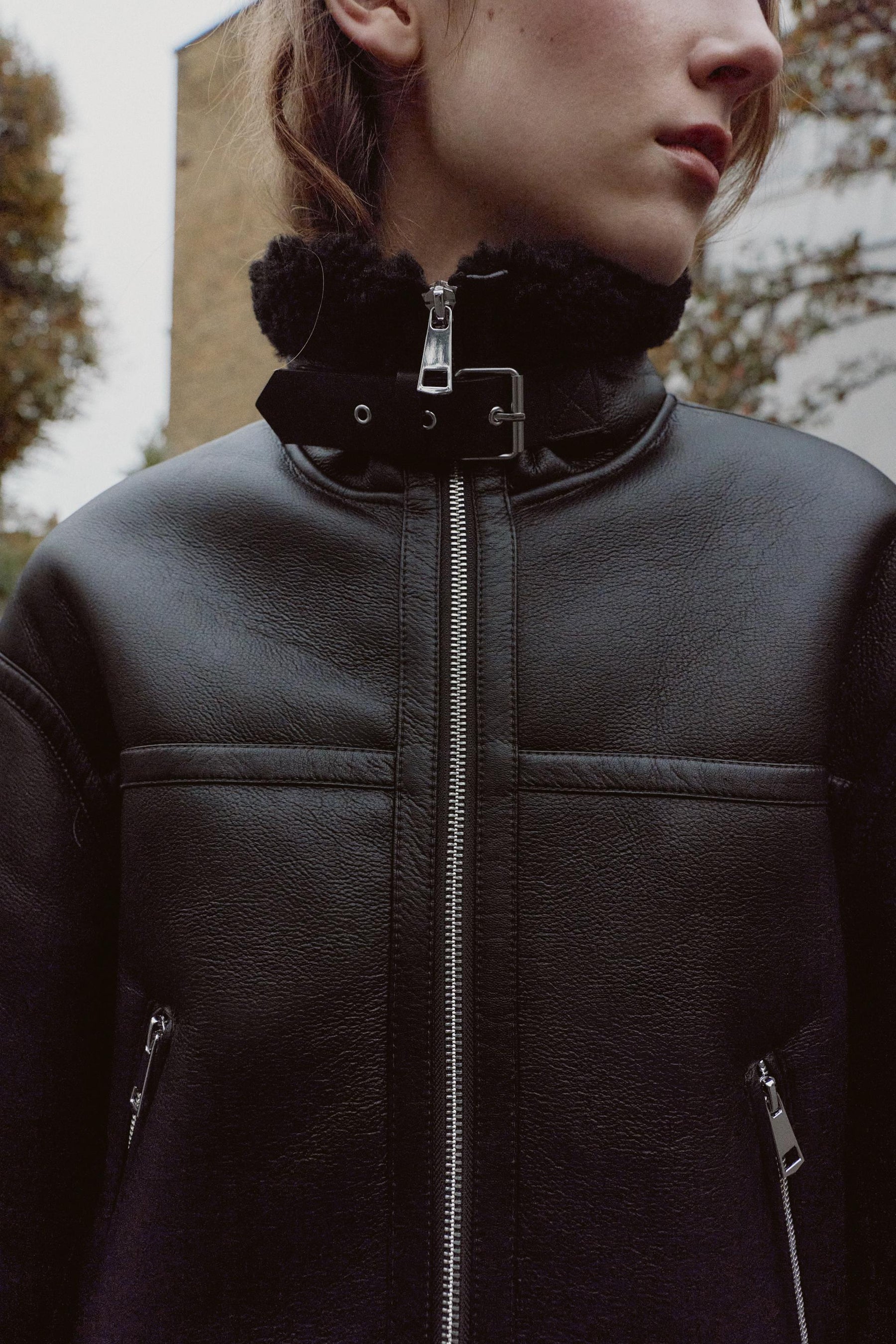 Faux Shearling Jacket