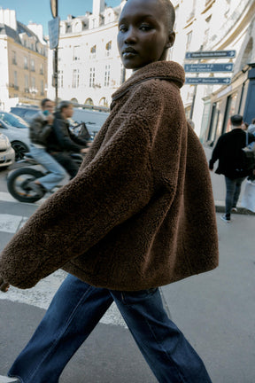 REVERSIBLE DOUBLE-FACED JACKET