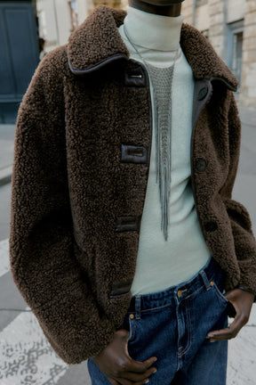 REVERSIBLE DOUBLE-FACED JACKET