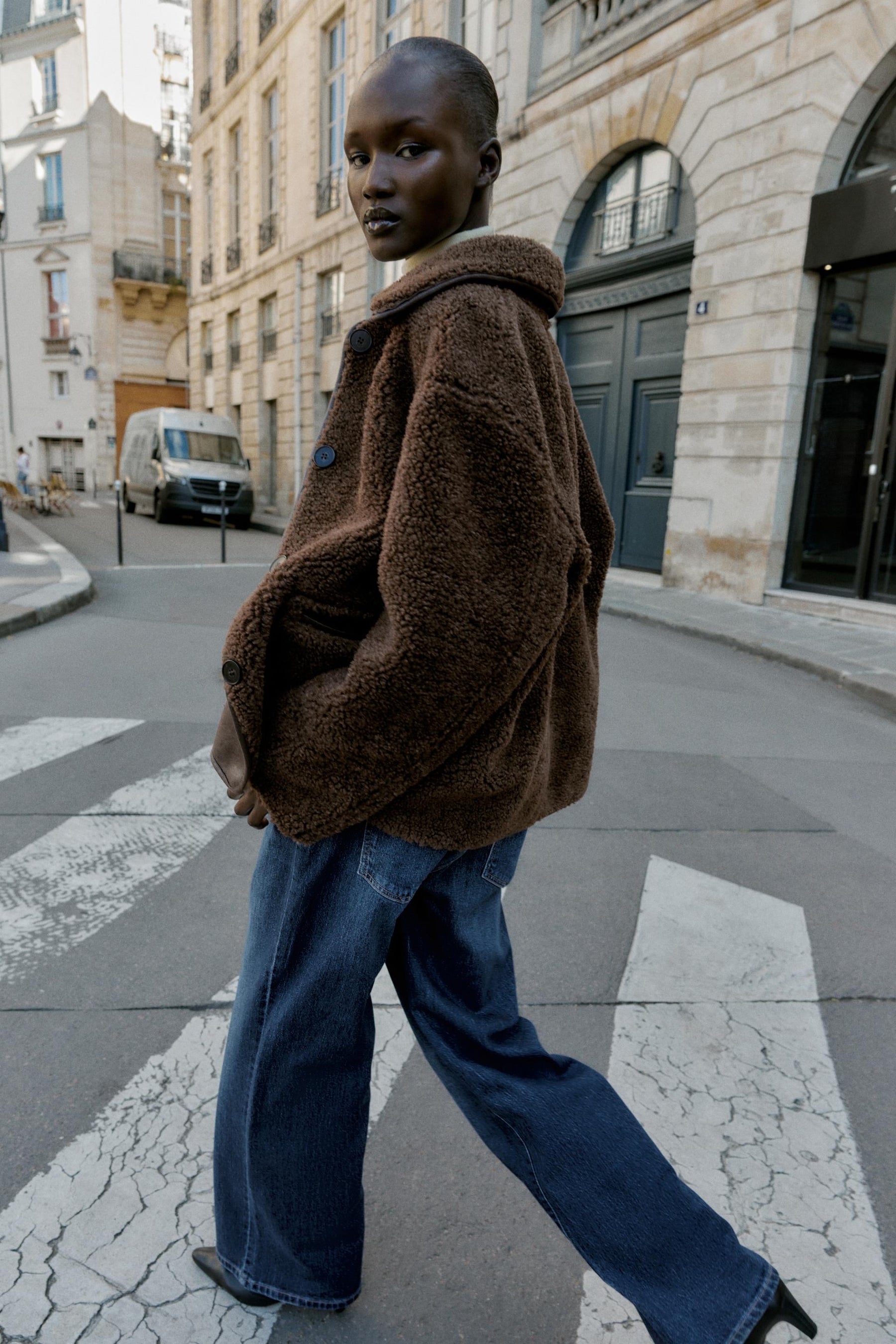 REVERSIBLE DOUBLE-FACED JACKET