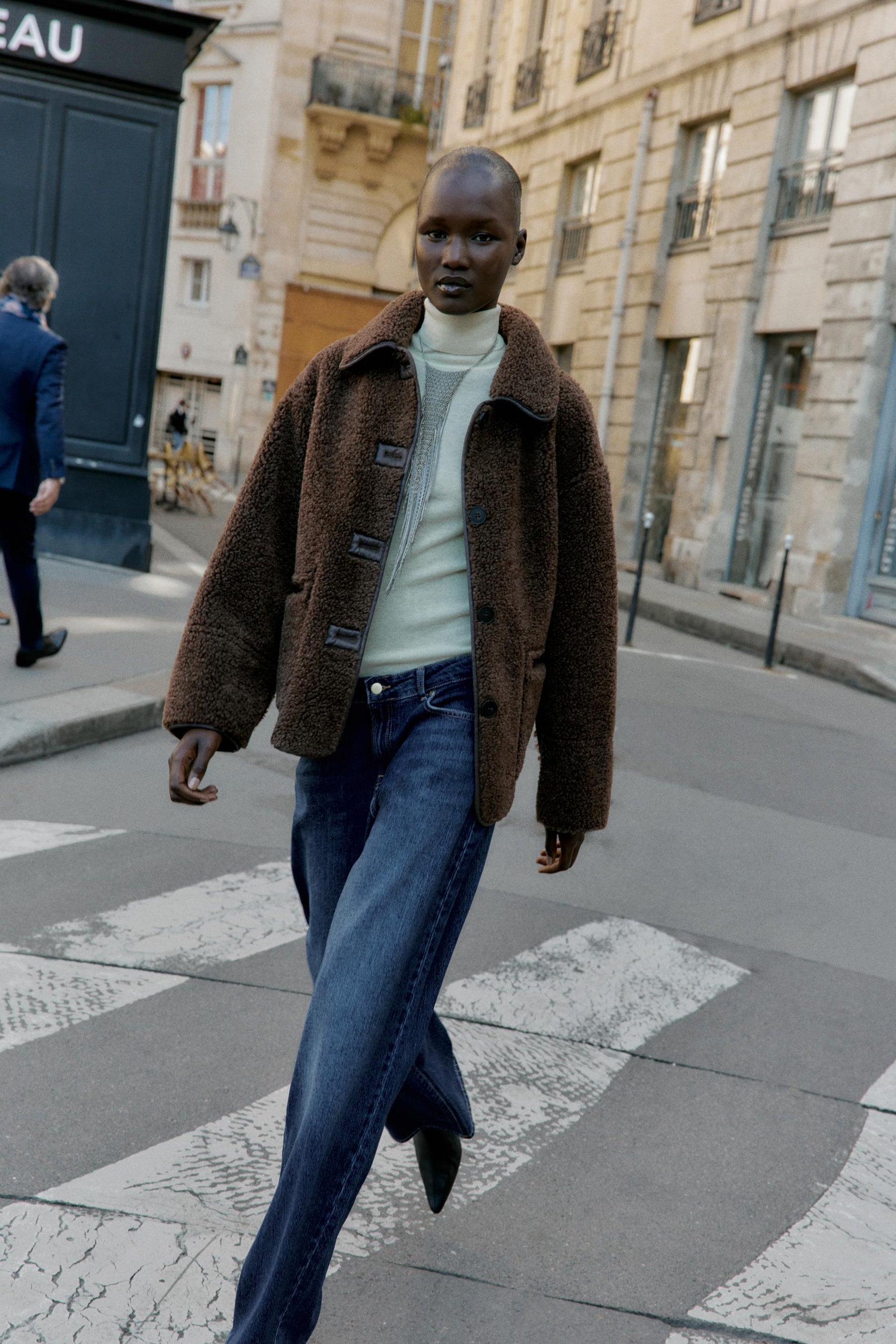 REVERSIBLE DOUBLE-FACED JACKET