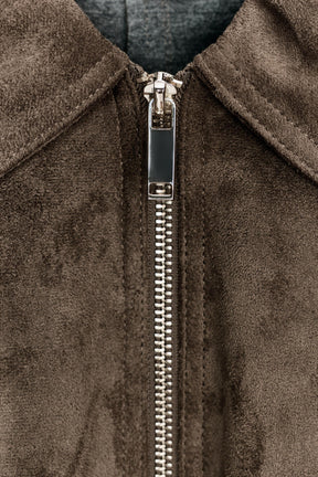 FAUX SUEDE JACKET