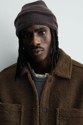 FAUX SHEARLING OVERSHIRT WITH POCKETS - Image 6