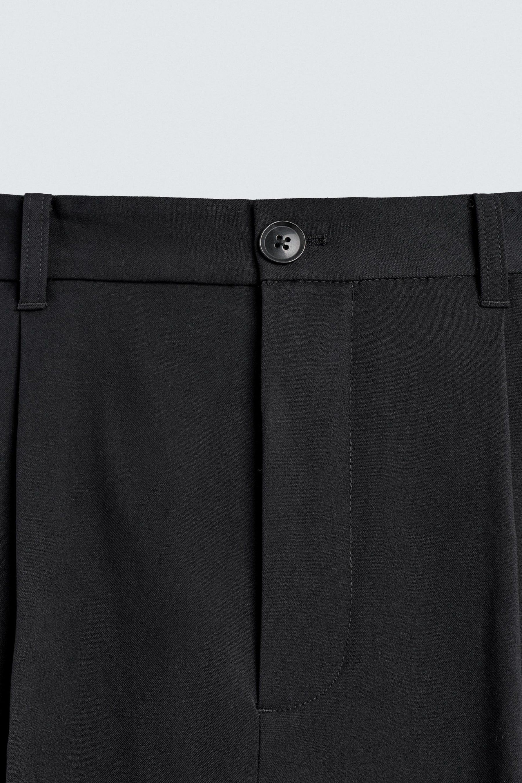 PLEATED TEXTURED TROUSERS - Image 9