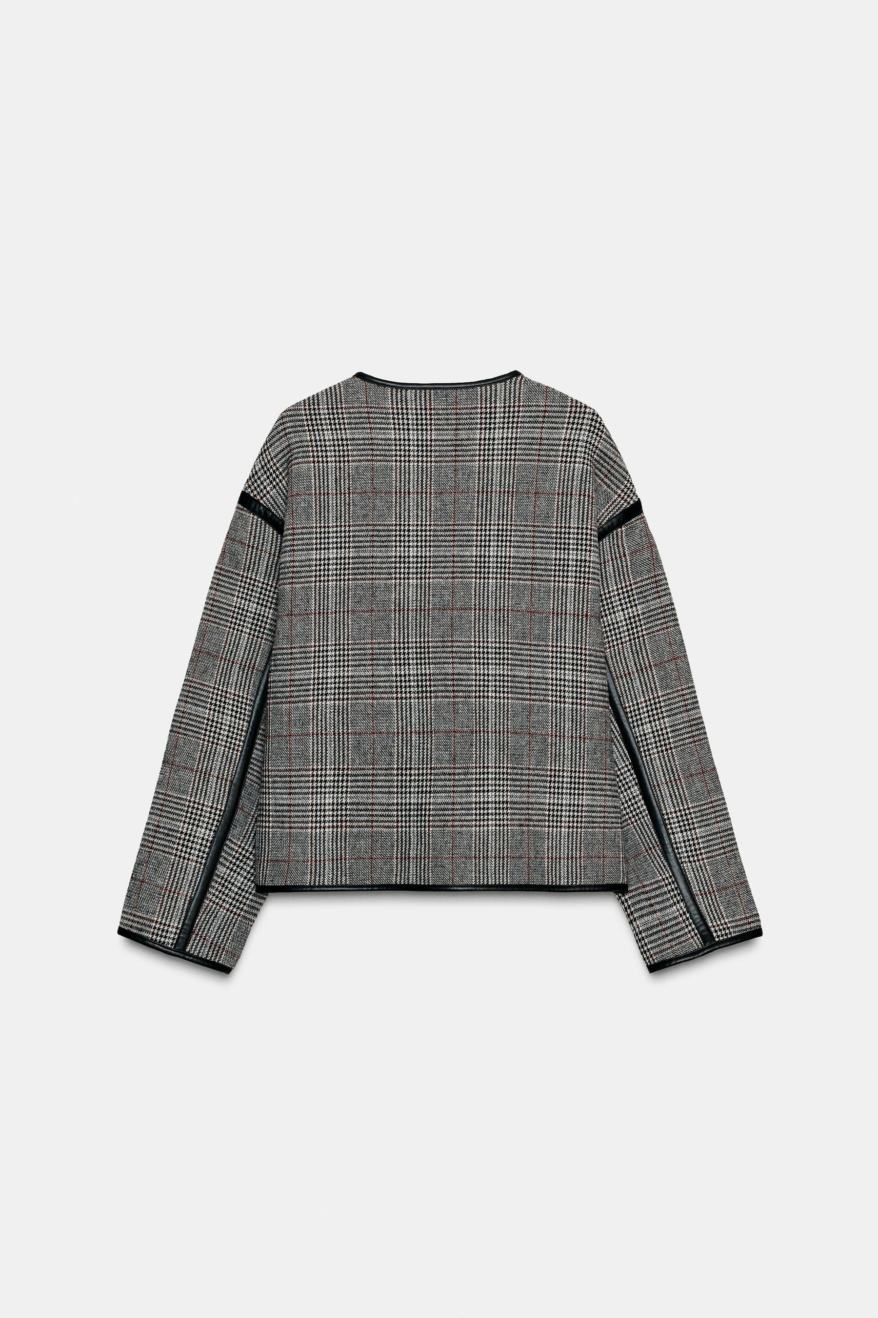 REVERSIBLE FAUX LEATHER JACKET