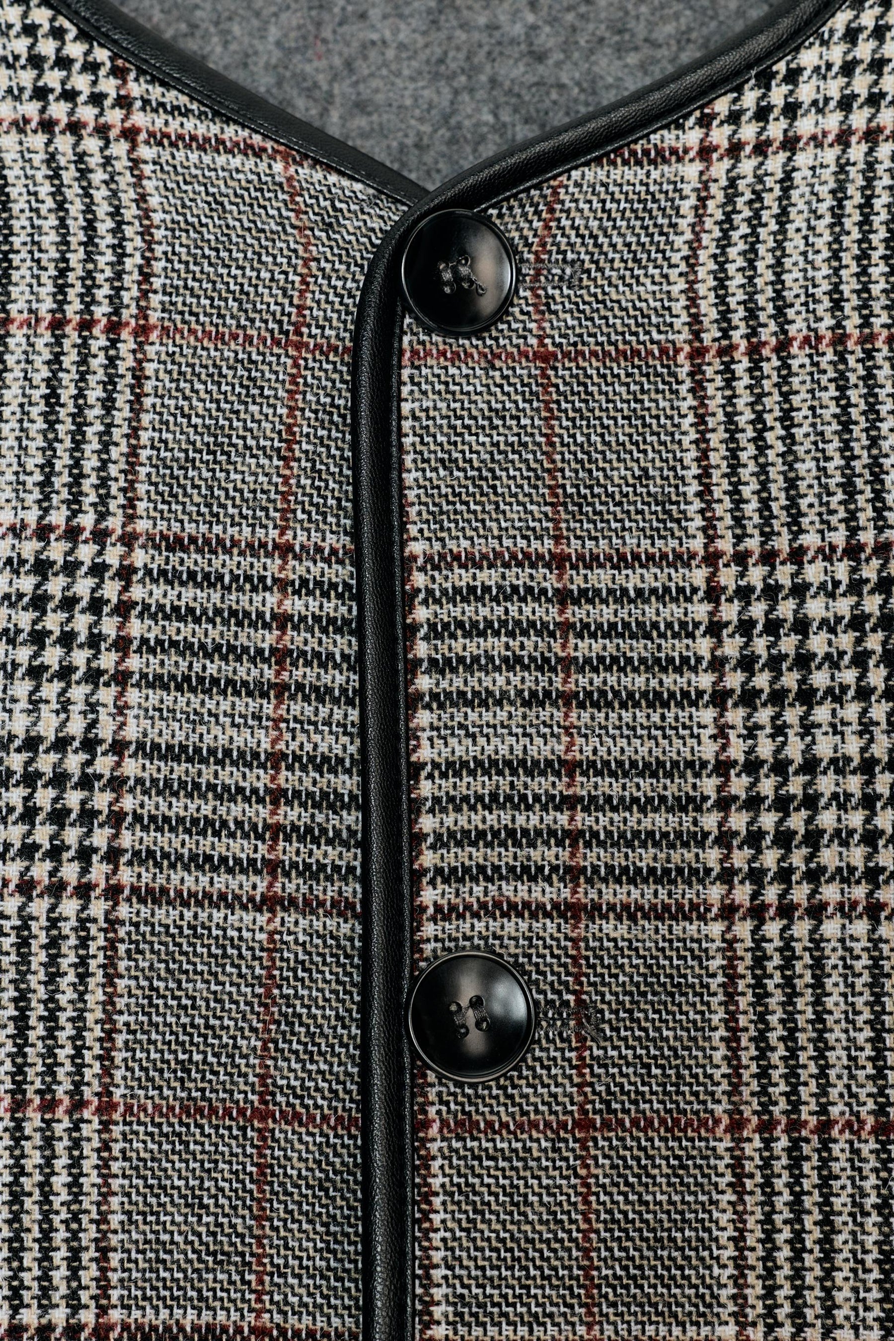 REVERSIBLE FAUX LEATHER JACKET