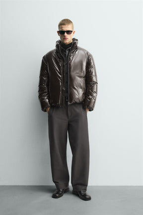 SHINY PUFFER JACKET - Image 1