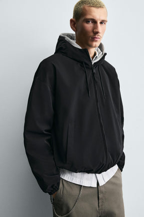 TECHNICAL HOODED JACKET - Image 6
