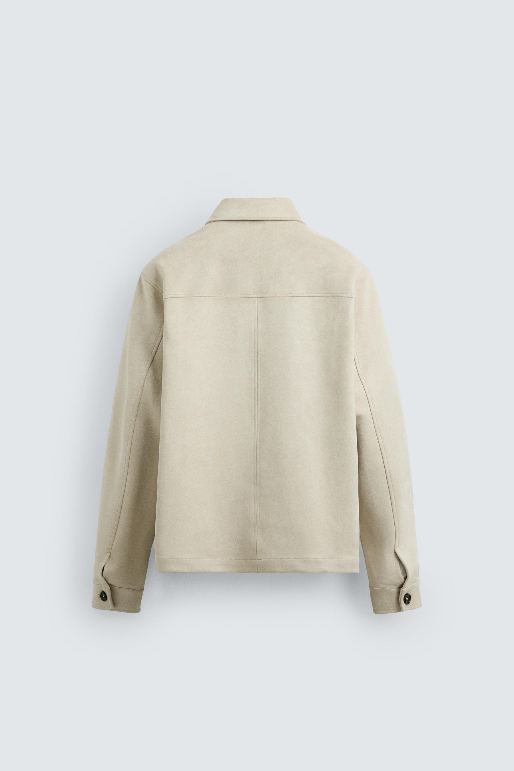 FAUX SUEDE OVERSHIRT - Image 8