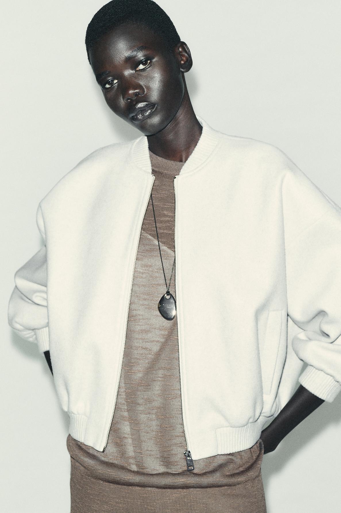 Oversized Bomber Jacket