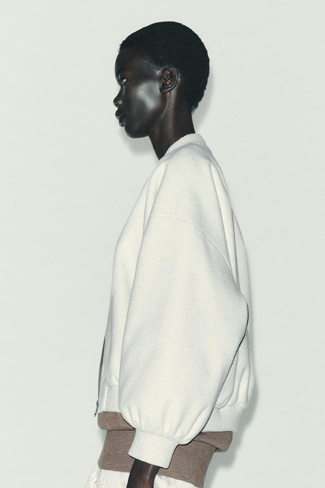 Oversized Bomber Jacket