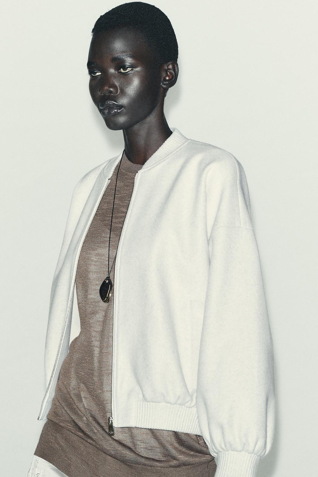 Oversized Bomber Jacket