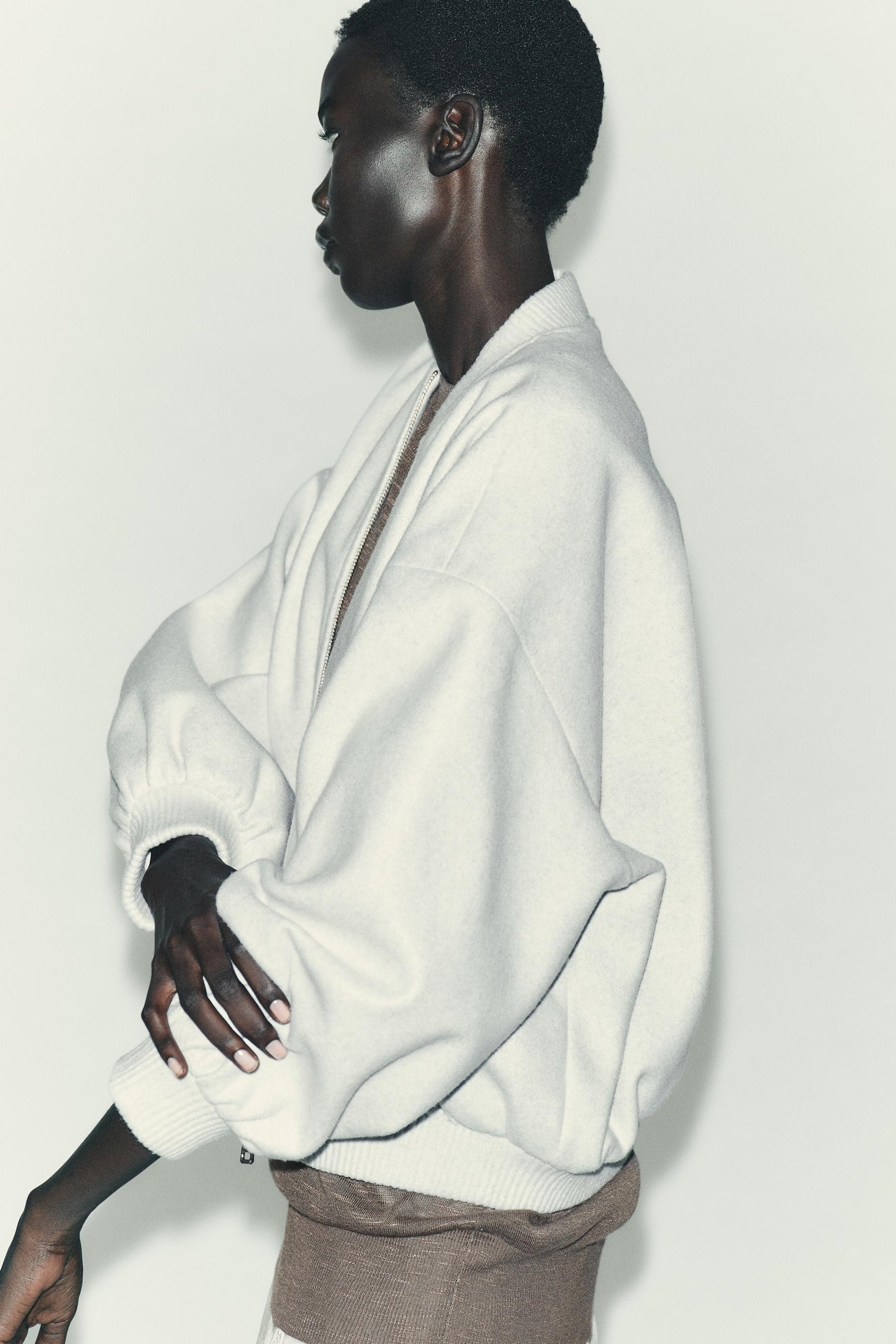 Oversized Bomber Jacket