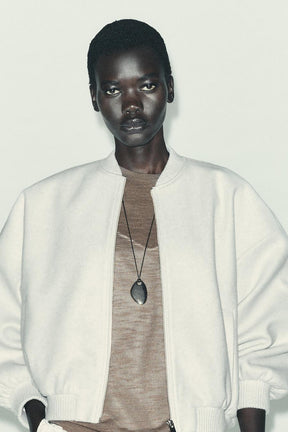 Oversized Bomber Jacket