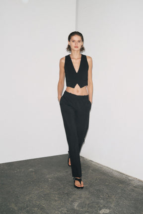 Straight-Leg Trousers