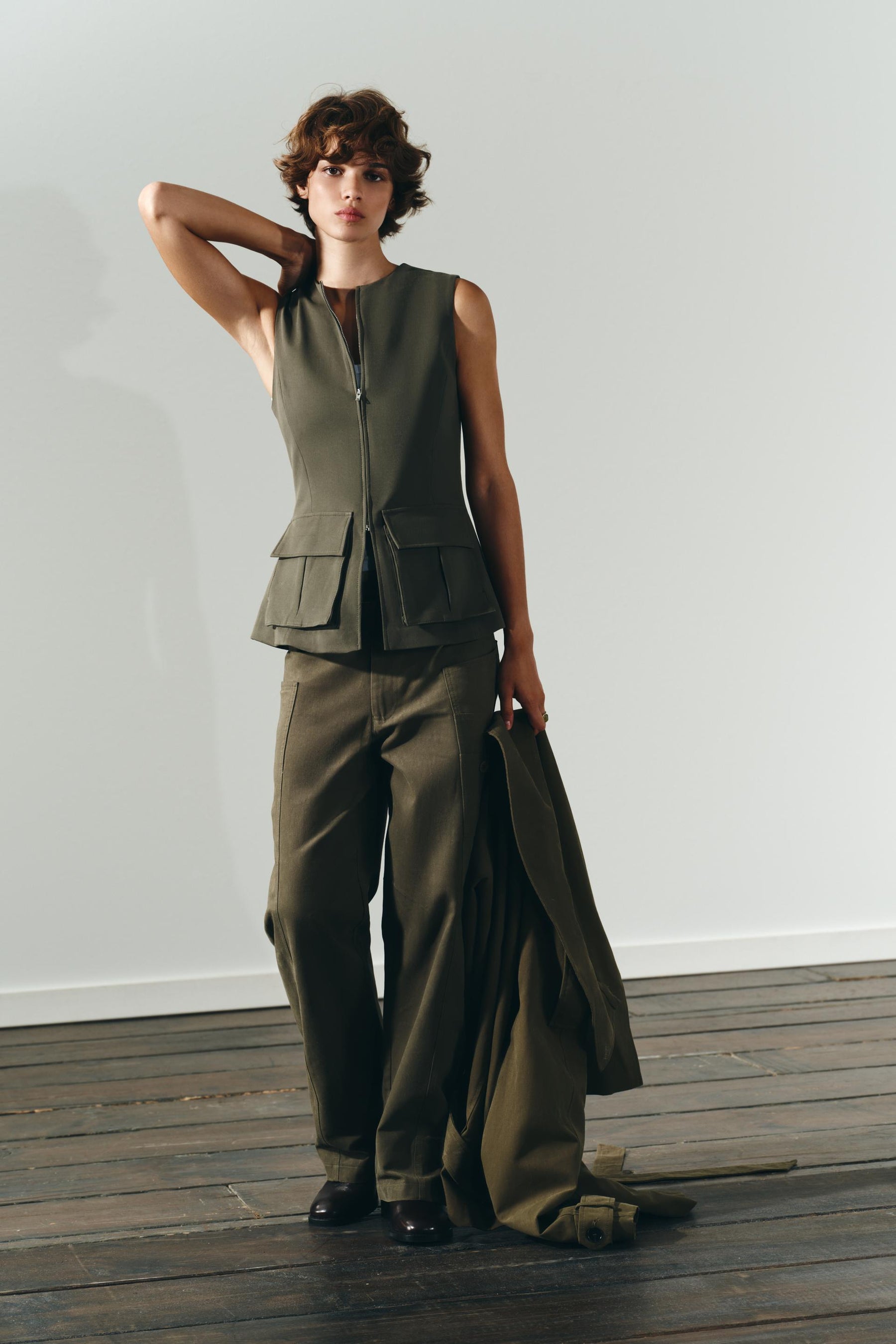 Cotton Stretch Top with