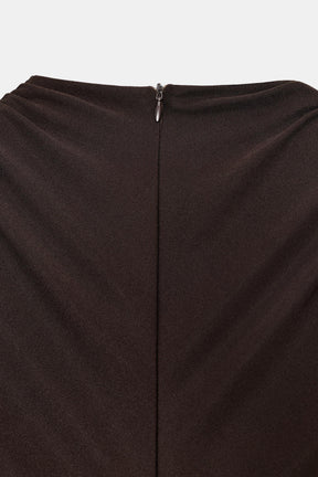 DRAPED MIDI DRESS - Image 7