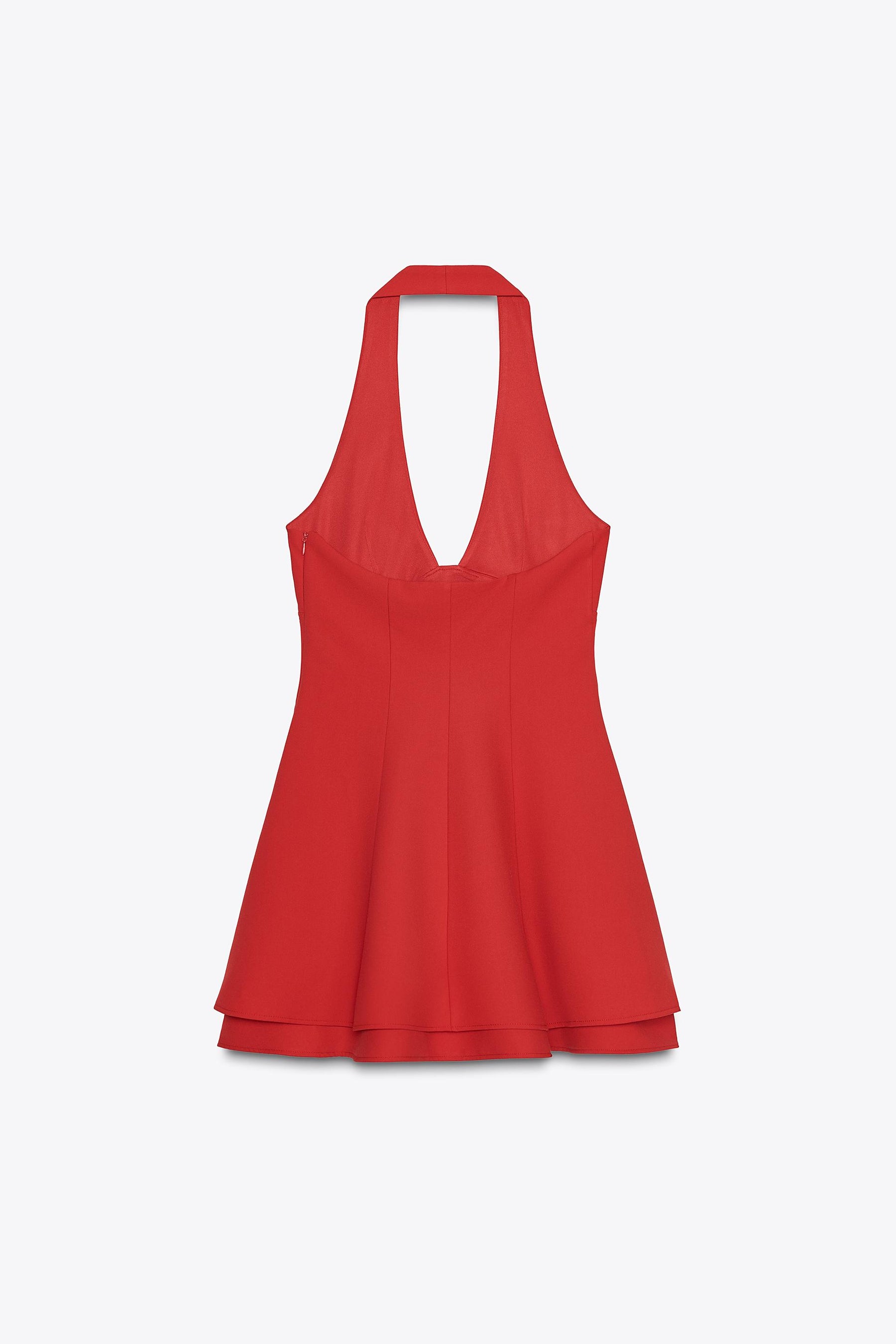 Two-Layer Halter Dress