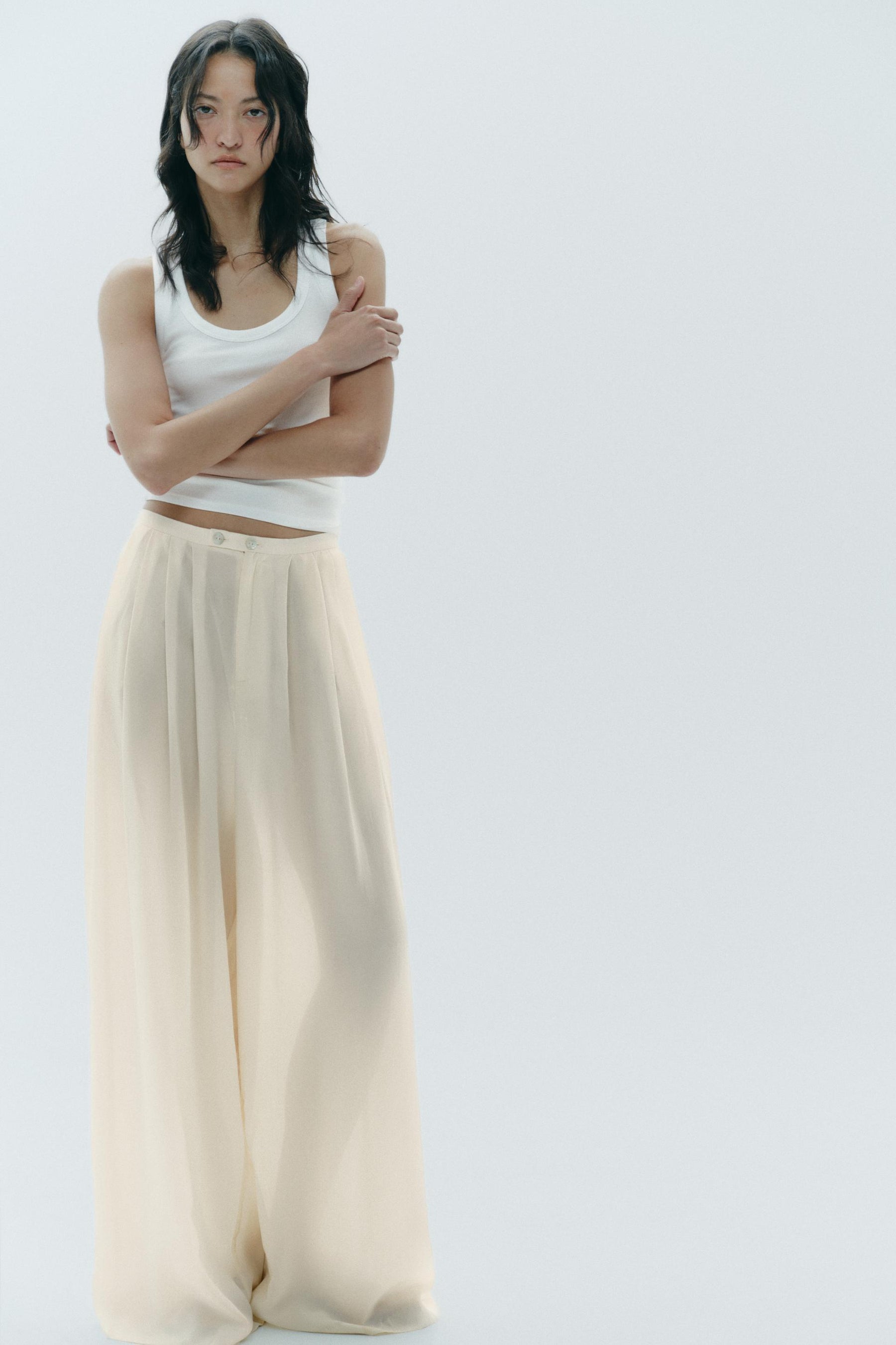 MULTI-PLEAT TROUSERS