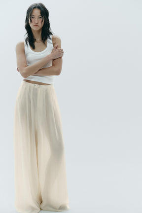 MULTI-PLEAT TROUSERS