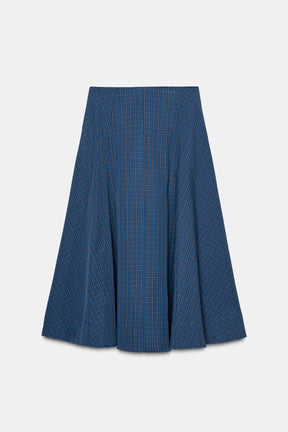 PLEATED MIDI SKIRT