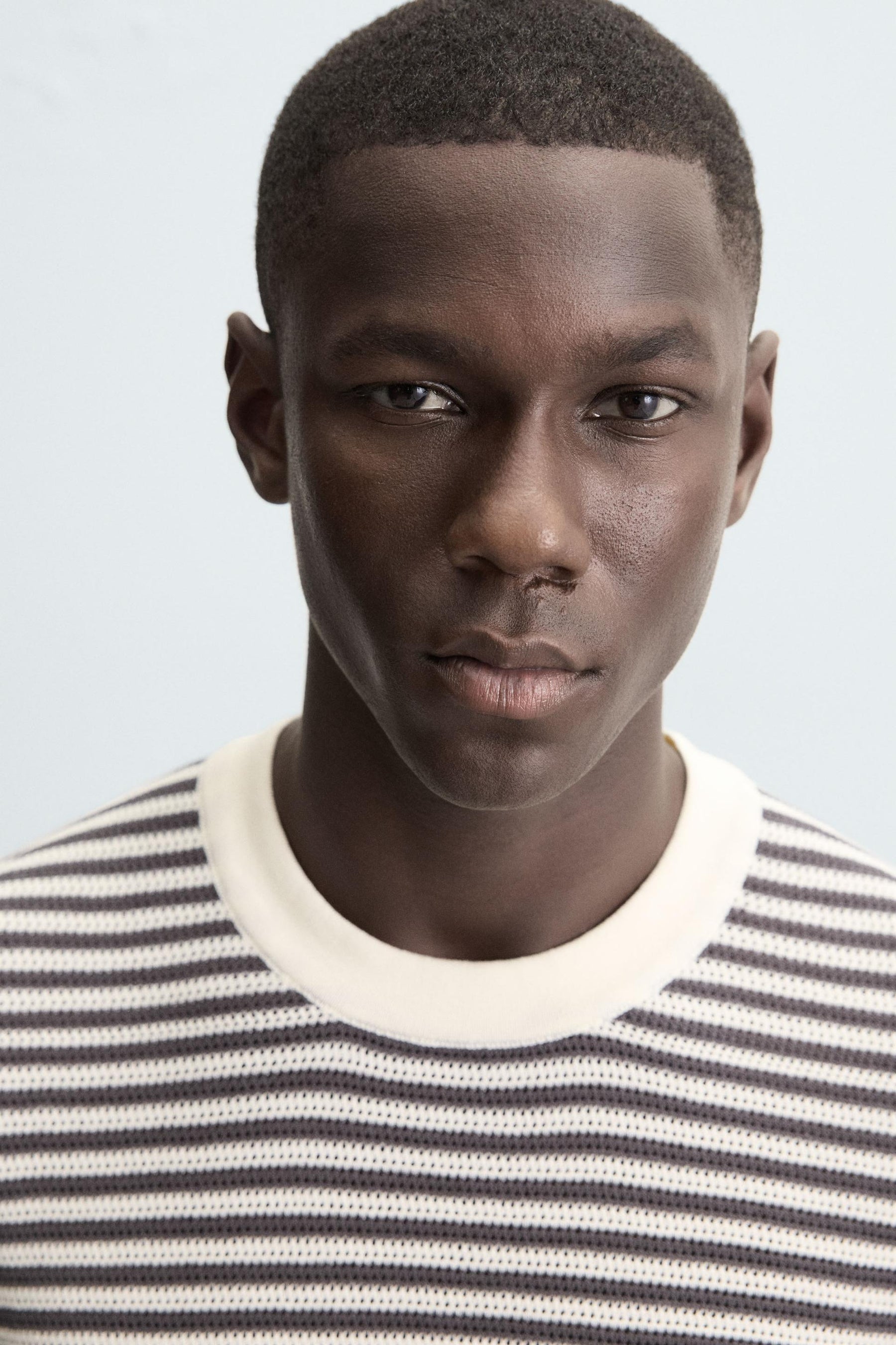 STRIPED KNIT T-SHIRT - Image 5