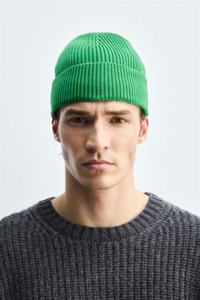 BASIC KNIT BEANIE - Image 1