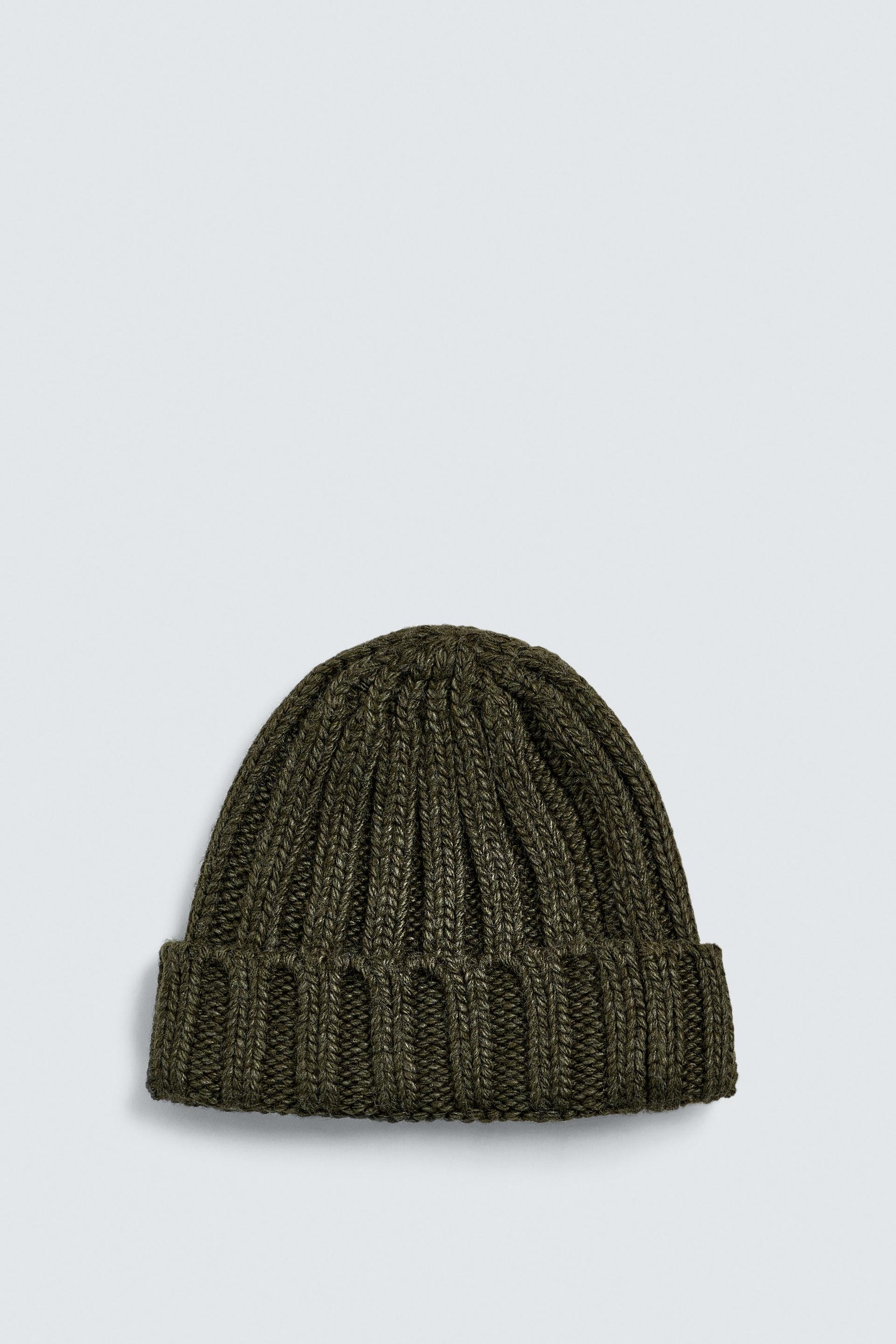 RIBBED KNIT BEANIE - Image 3