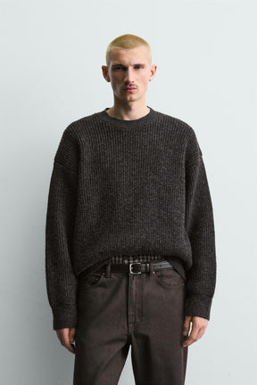 Textured Knit Pullover