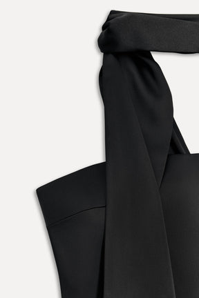 Satin scarf top anniversary