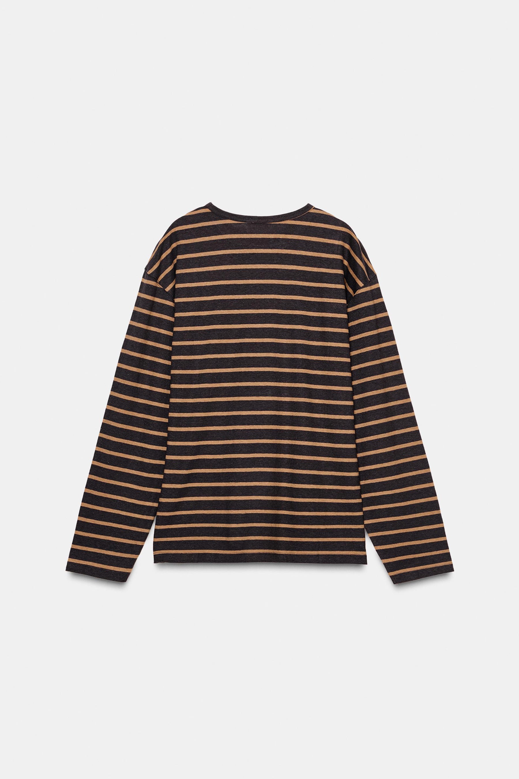 STRIPED LONG SLEEVE SHIRT