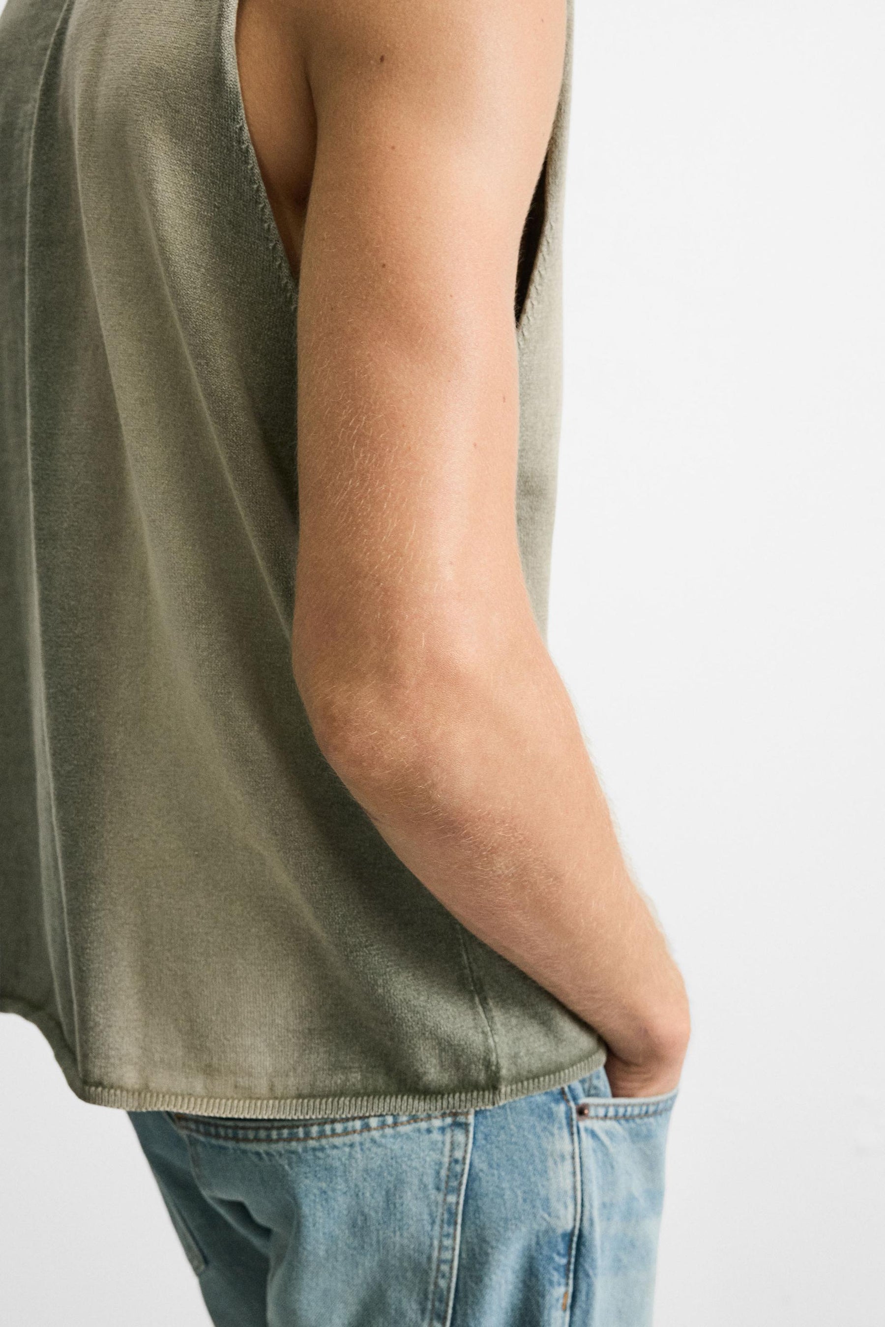 WASHED KNIT TANK TOP - Image 6