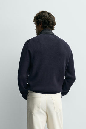 TEXTURED JUMPER WITH WOOL - Image 3