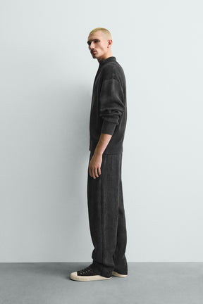 Textured Knit Cardigan