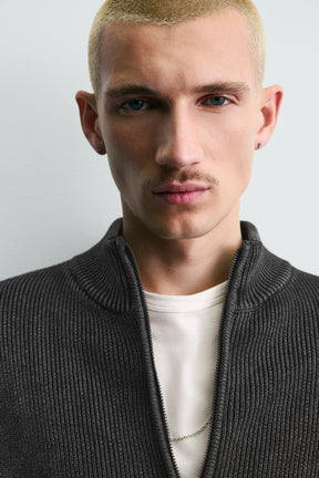 Textured Knit Cardigan