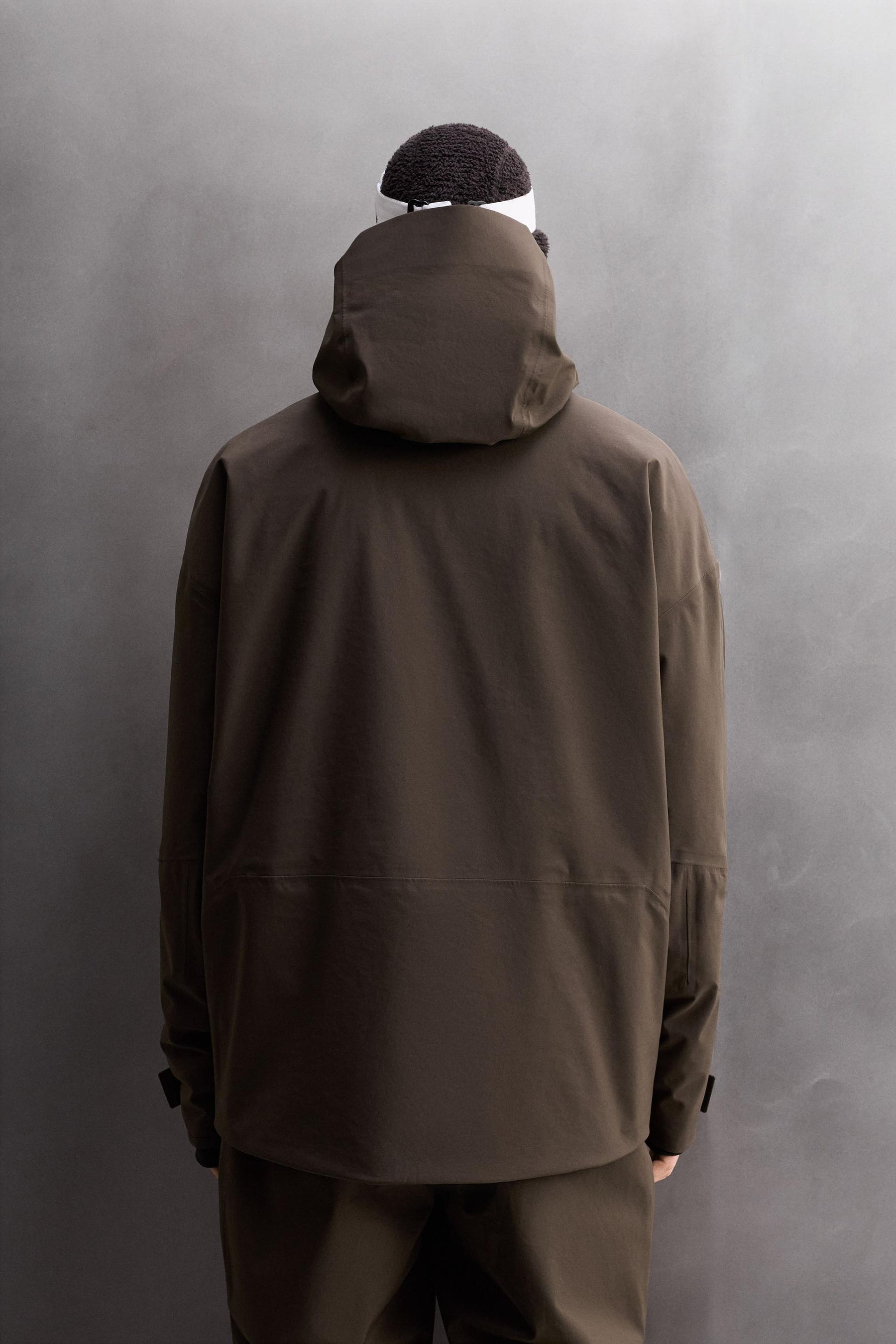 Waterproof ski puffer jacket