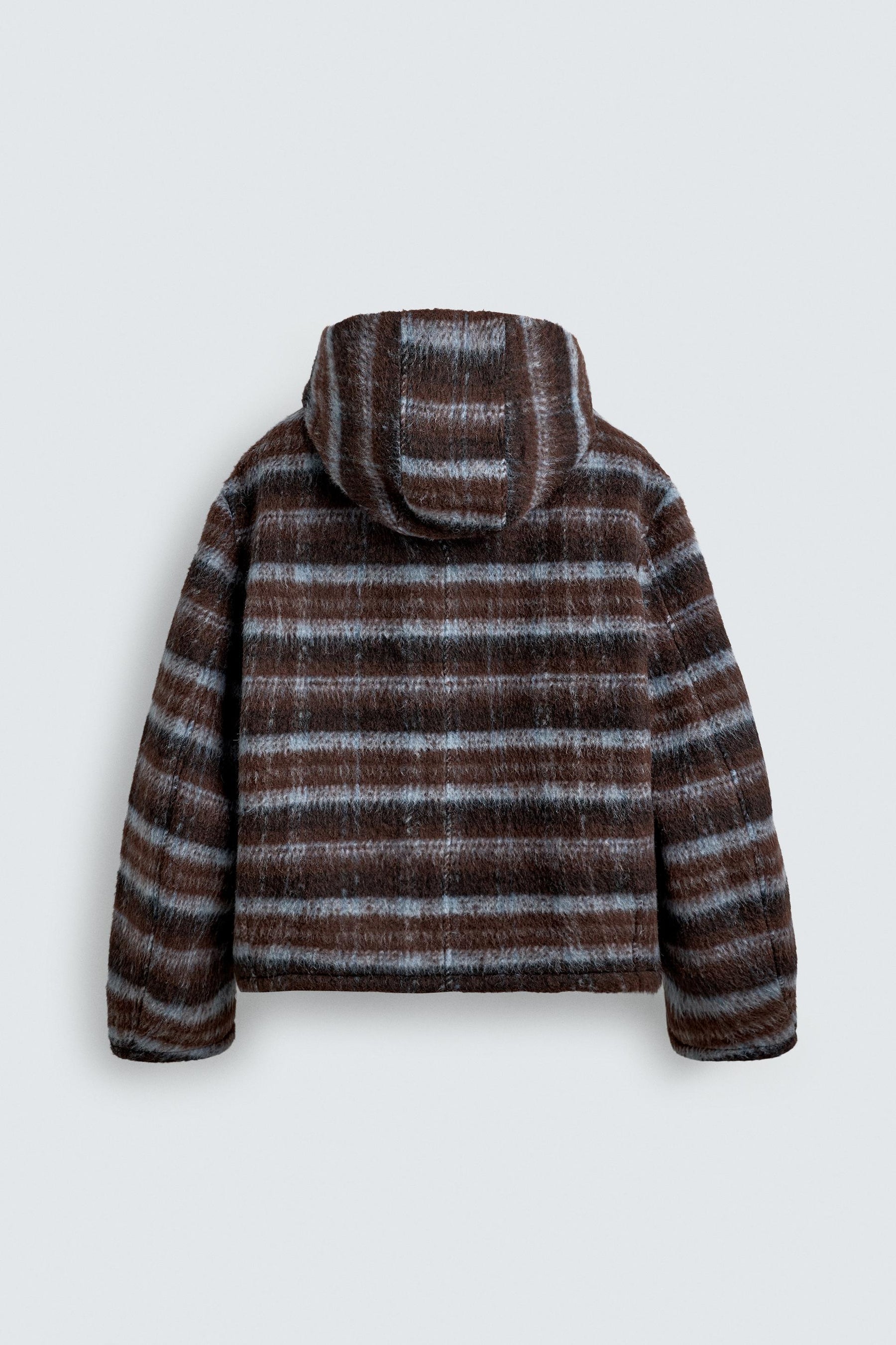 Hooded Check Jacket