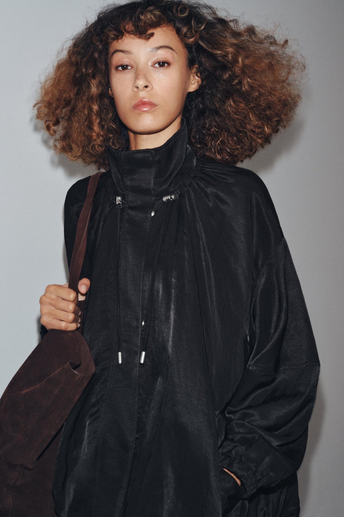 ZW COLLECTION FLUID BOMBER JACKET - Image 2