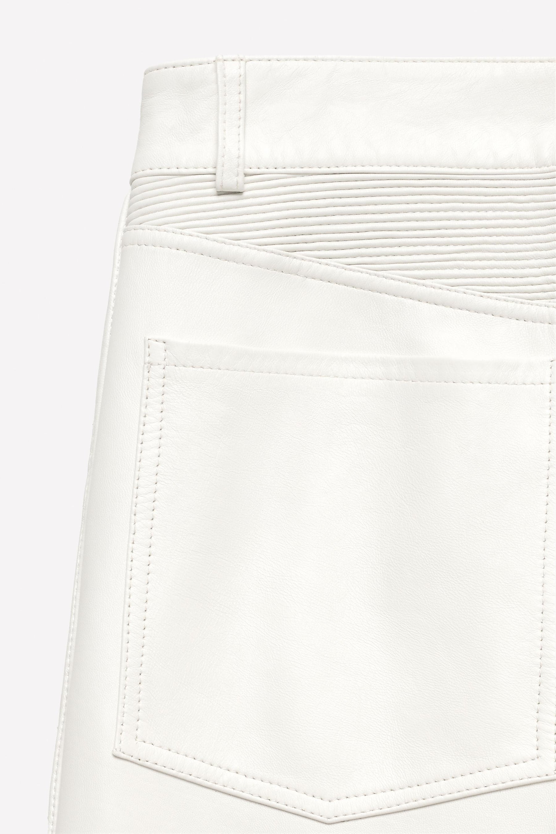 LEATHER BIKER TROUSERS LUDOVIC DE SAINT SERNIN x - Image 3