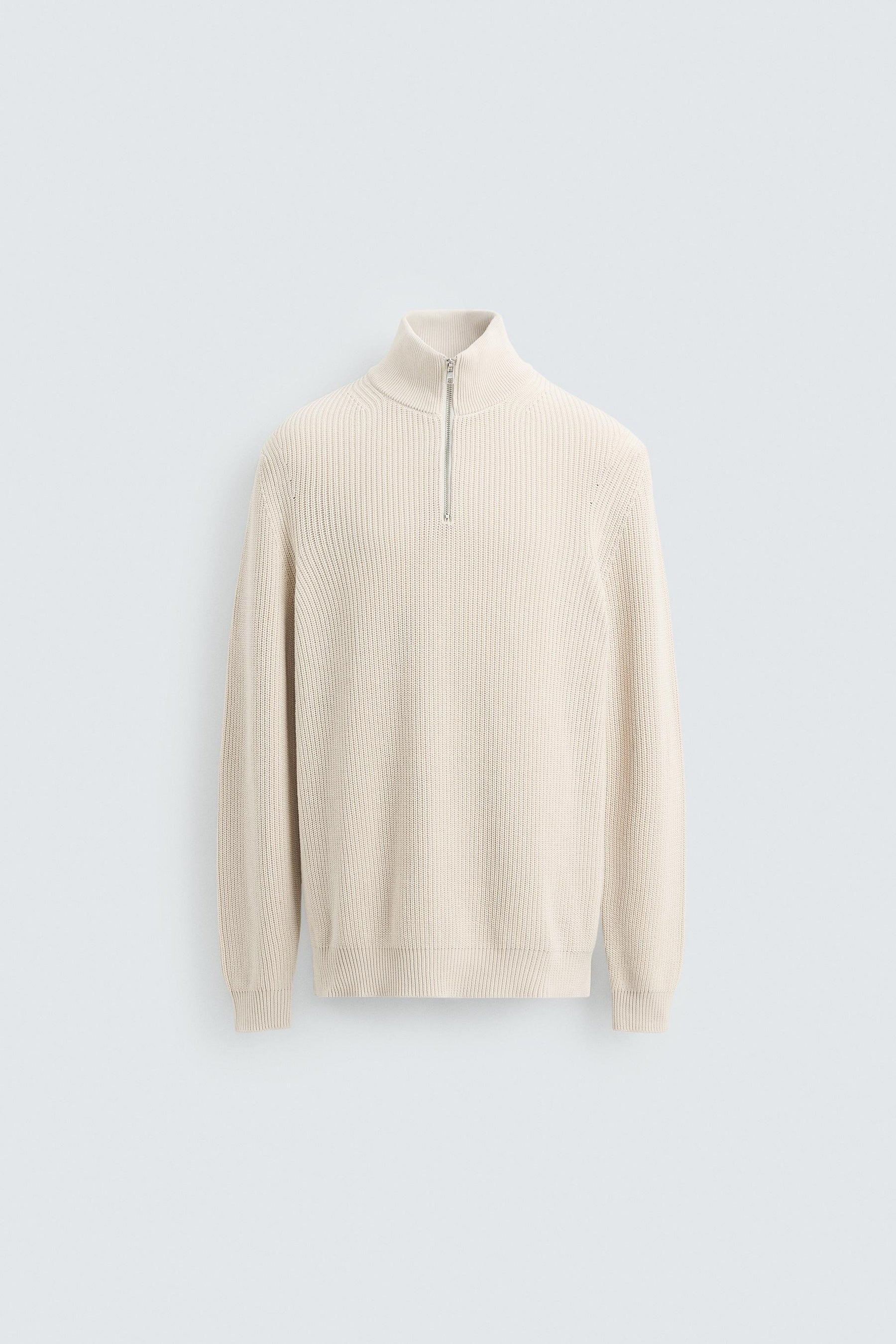 Zip Knit Pullover