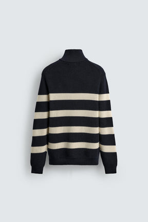 Zip Collar Knit