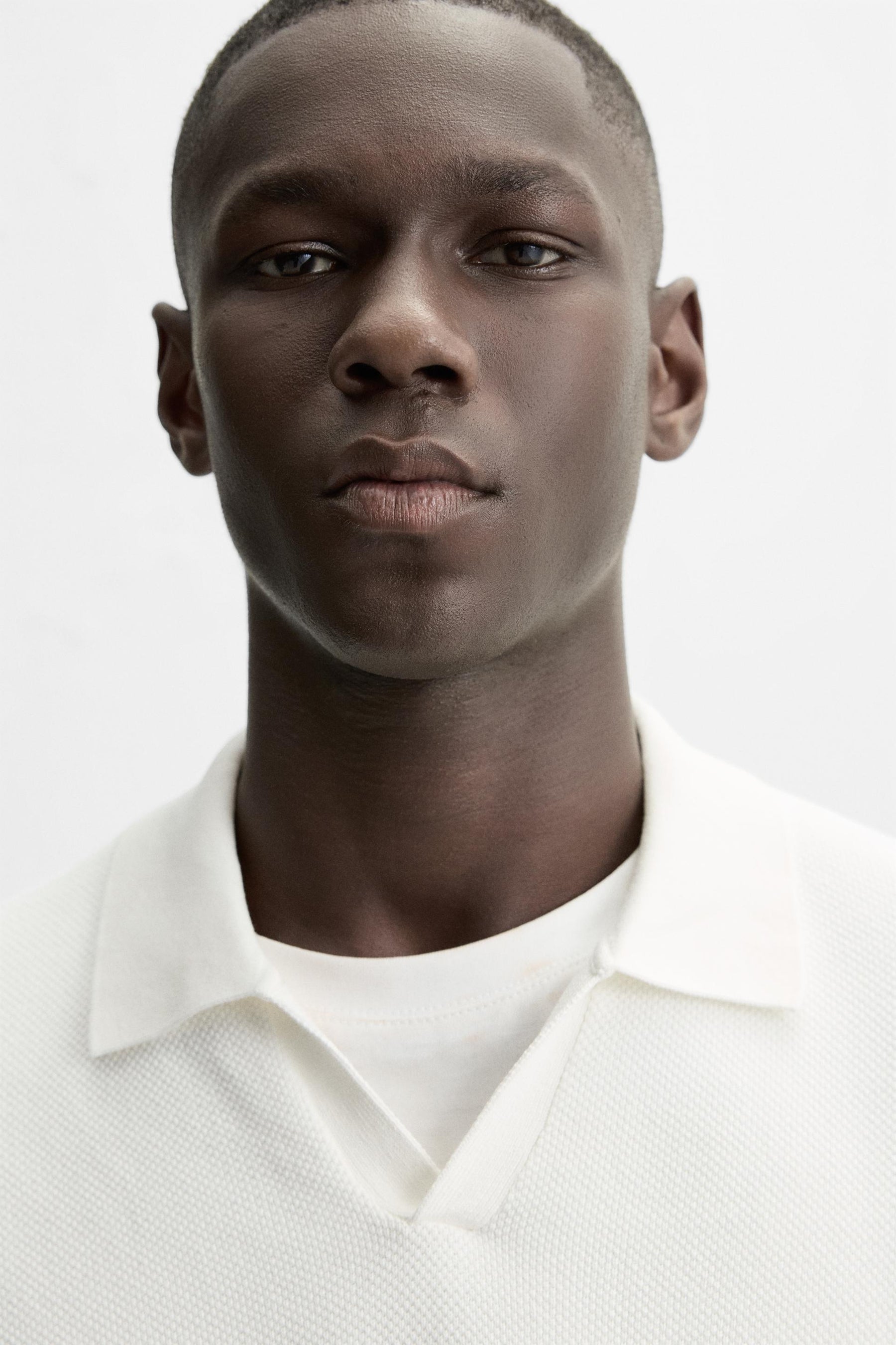 TEXTURED KNIT POLO SHIRT - Image 6